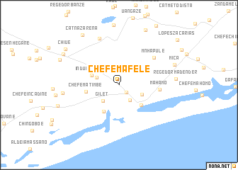 map of Chefe Mafele