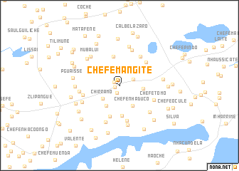 map of Chefe Mangite