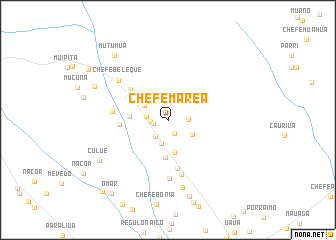 map of Chefe Marea