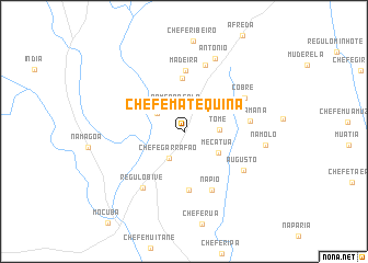 map of Chefe Matequina