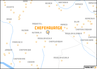 map of Chefe Mauange