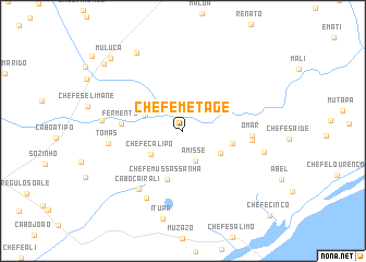 map of Chefe Metage