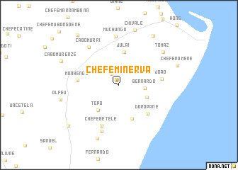 map of Chefe Minerva