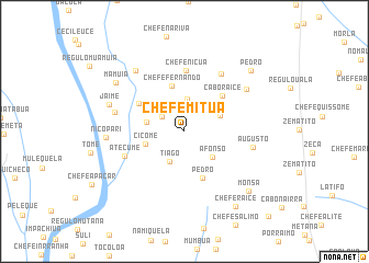 map of Chefe Mitua