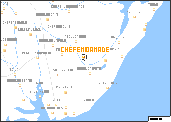 map of Chefe Moamade