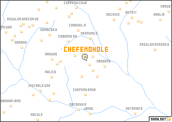 map of Chefe Mohole