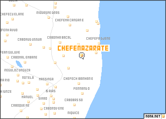 map of Chefe Nazarate