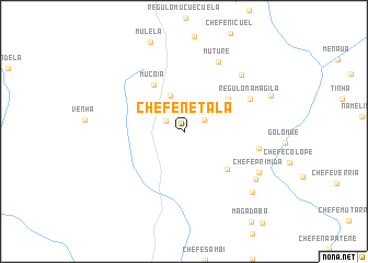 map of Chefe Netala