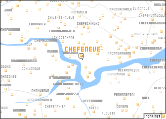 map of Chefe Neve