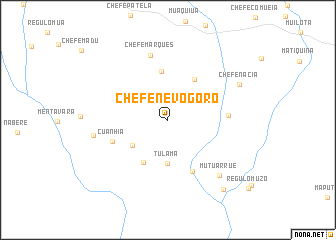 map of Chefe Nevogoro