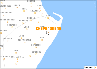 map of Chefe Pomene