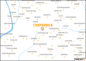 map of Chefe Raice