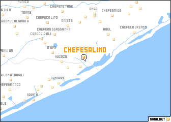 map of Chefe Salimo