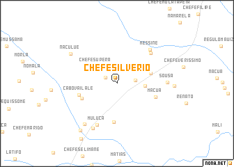 map of Chefe Silvério