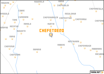 map of Chefe Taero