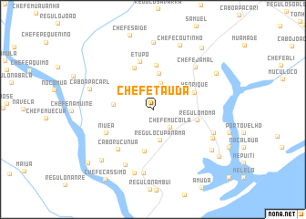 map of Chefe Taúda