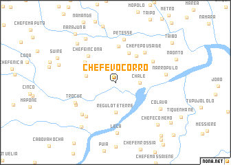 map of Chefe Vocorro