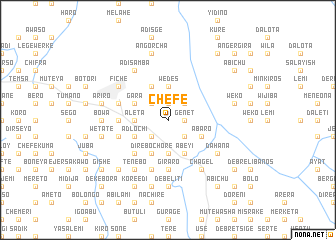 map of Chʼefē