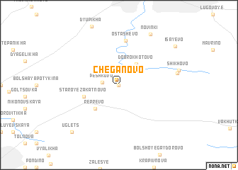 map of Cheganovo