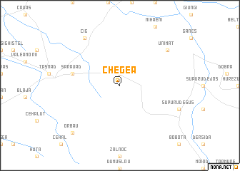 map of Chegea