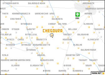 map of Chegoura