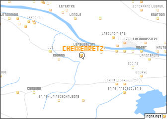 map of Cheix-en-Retz