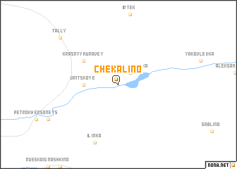 map of Chekalino