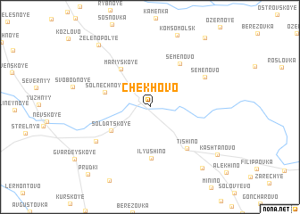 map of Chekhovo