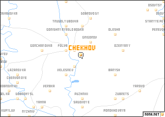 map of Chekhov