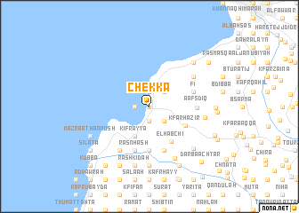 map of Chekka