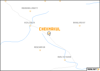 map of Chekmakul\