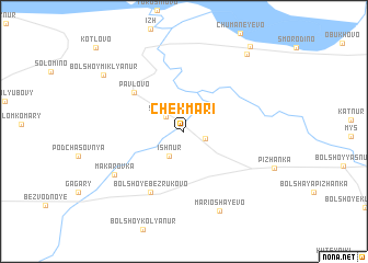 map of Chekmari