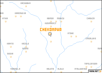 map of Chekompwa