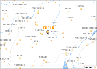 map of Chèla