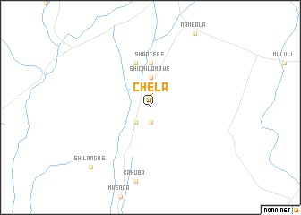 map of Chela