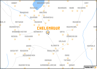 map of Chʼelema Dur