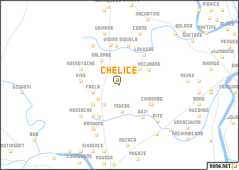 map of Chelice