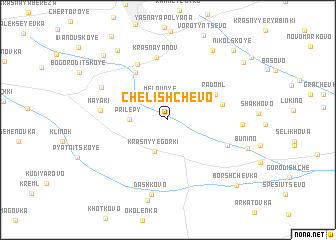 map of Chelishchëvo