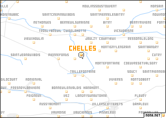 map of Chelles