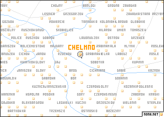 map of Chełmno