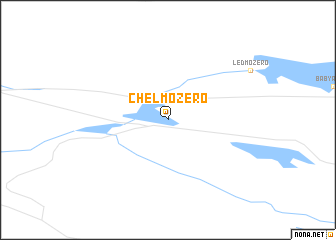 map of Chelmozero