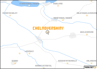 map of Chelno-Vershiny