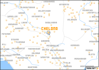 map of Chelóna