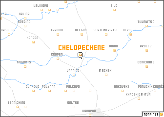 map of Chelopechene