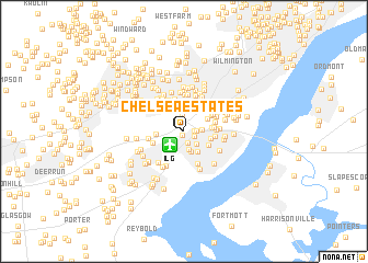 map of Chelsea Estates