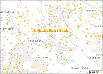 map of Chelsea Estates