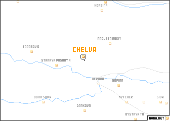 map of Chelva