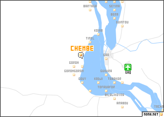 map of Chembé