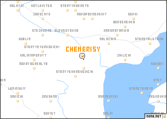 map of Chemerisy