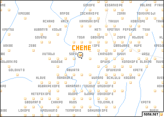 map of Cheme